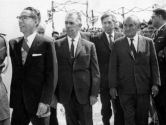 GDO incorpor&oacute; a los ex presidentes L&aacute;zaro C&aacute;rdenas, Miguel Alem&aacute;n y Emilio Portes Gil a su administraci&oacute;n. 1967May15